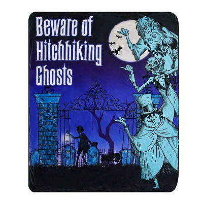 Hitchhiking Ghosts The Haunted Mansion Fleece Blanket - Disney