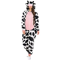 Adult Cow Jumpsuit Costume
