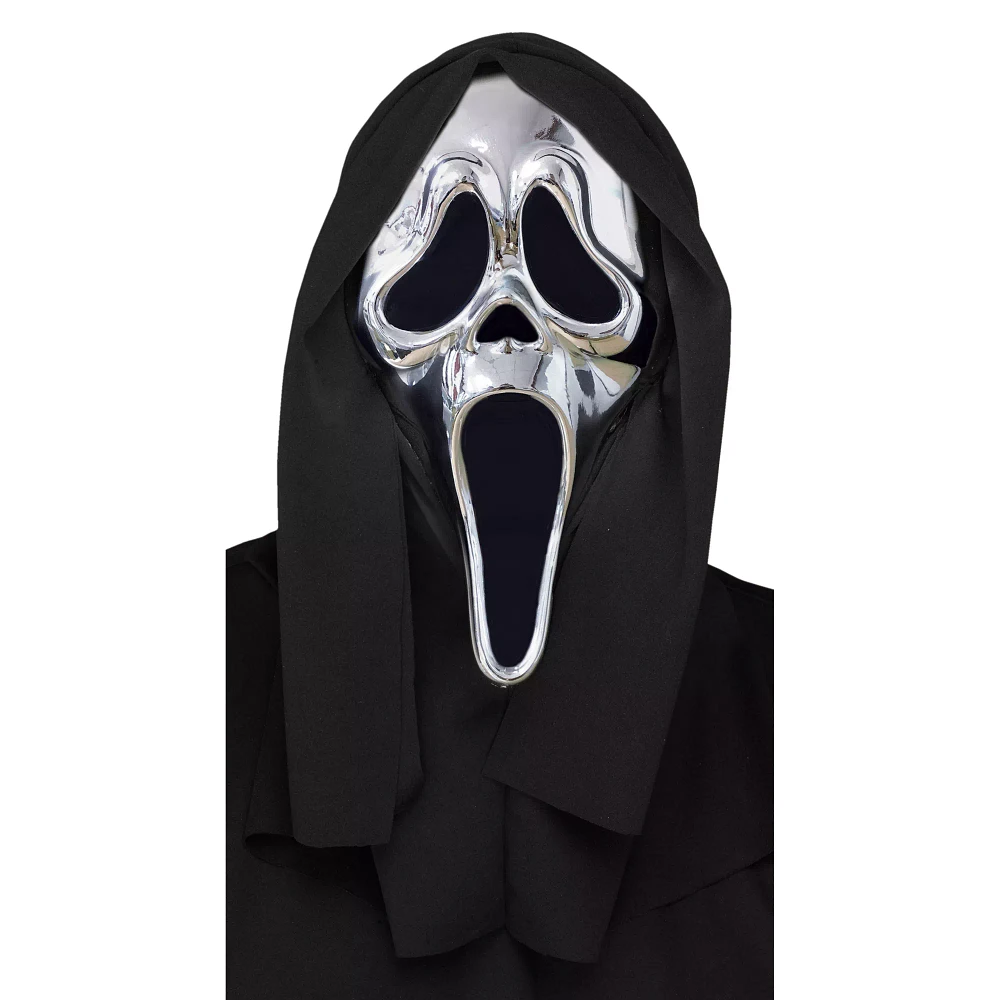 Kids Chrome Ghost Face Full Mask