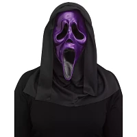 Purple Ghost Face Metallic Full Mask