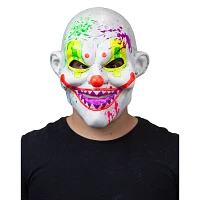 Black Light Neon Clown Full Mask