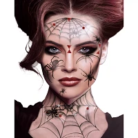 Spider Temporary Tattoos and Gems