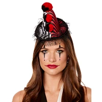 Scary Clown Mini Hat Headband