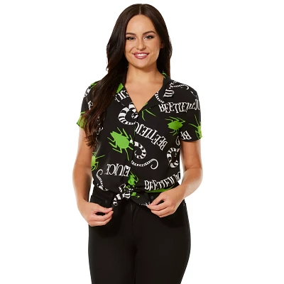Beetlejuice Button Down Shirt