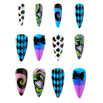 Alice Psychadeic Press On Nails
