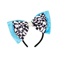 Alice Checkerboard Bow Headband