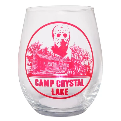 Camp Crystal Lake Stemless Glass - Friday the 13th