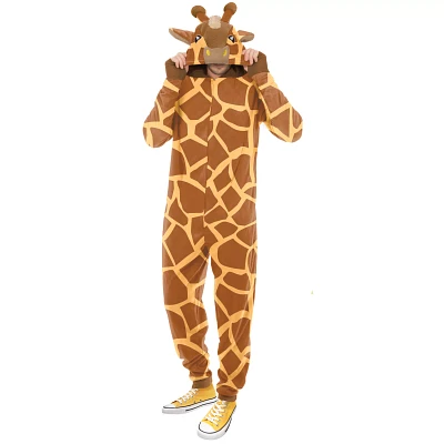Adult Giraffe Jumpsuit Costume