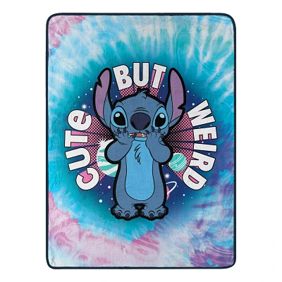 Cute But Weird Stitch Fleece Blanket - Lilo & Stitch