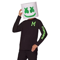 Kids Glow the Dark Marshmello Costume Kit