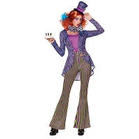 Adult Mad Hatter Jumpsuit Costume