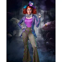 Adult Mad Hatter Jumpsuit Costume