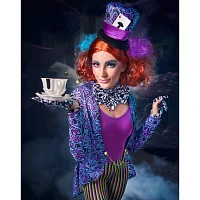 Adult Mad Hatter Jumpsuit Costume