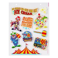 Killer Klowns from Outer Space Gel Clings - 2 Pack