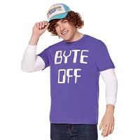 Adult Byte Off T Shirt - Stranger Things