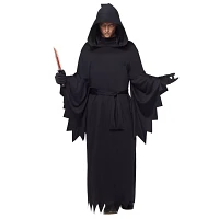 Adult Hooded Black Robe Costume