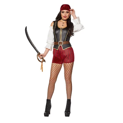Adult Pirate Romper Costume