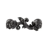 Rose and Skull Hanging Sign
