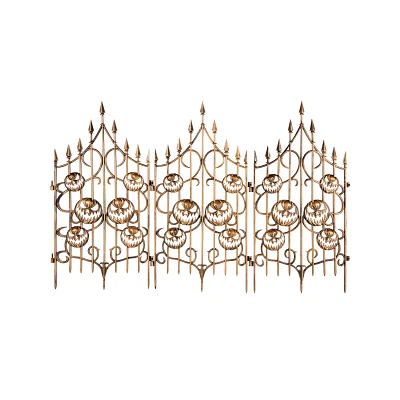 3 Ft Pumpkin Swirl Fence