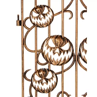 3 Ft Pumpkin Swirl Fence