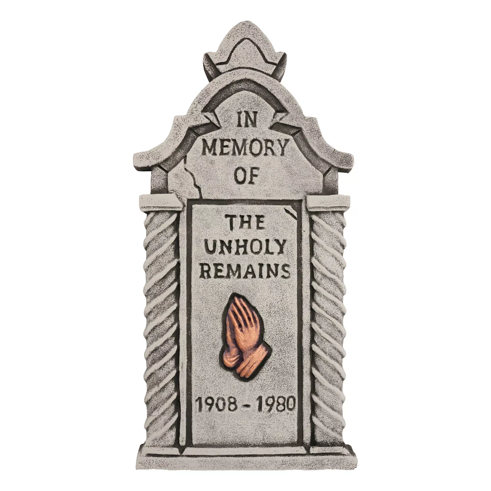 21 Inch Unholy Remains Tombstone