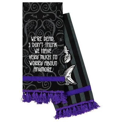 Adam and Barb Quote Dish Towel - Beetlejuice