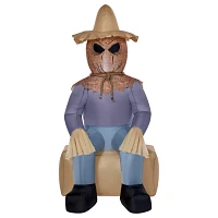 4 Ft Light-Up Scarecrow Inflatable Decoration