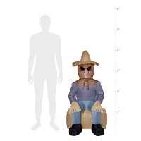 4 Ft Light-Up Scarecrow Inflatable Decoration