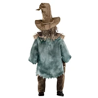 4 Ft 6 In Scary Sitting Scarecrow Animatronic