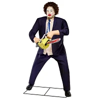 6 Ft Leatherface: Pretty Woman Mask Animatronic - The Texas Chainsaw Massacre
