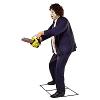 6 Ft Leatherface: Pretty Woman Mask Animatronic - The Texas Chainsaw Massacre
