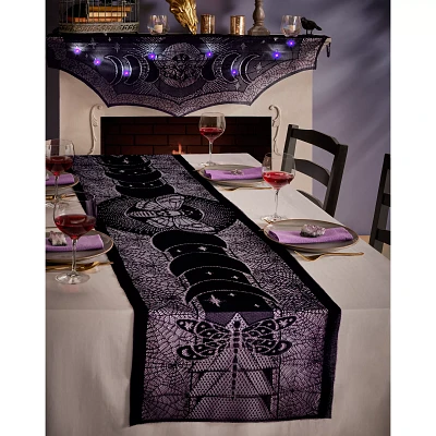 Mystical Arts Insect Lace Table Runner