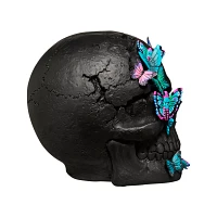 Mystical Arts Black Butterfly Skull