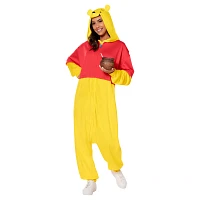 Adult Pooh Jumpsuit Costume - Winnie the