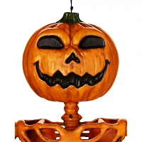3 Ft Rotten Pumpkin Skeleton Hanging Prop