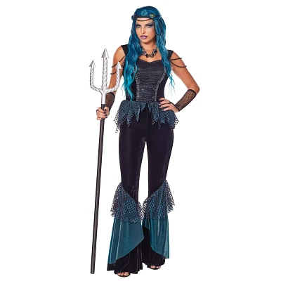 Adult Dark Mermaid Siren Costume