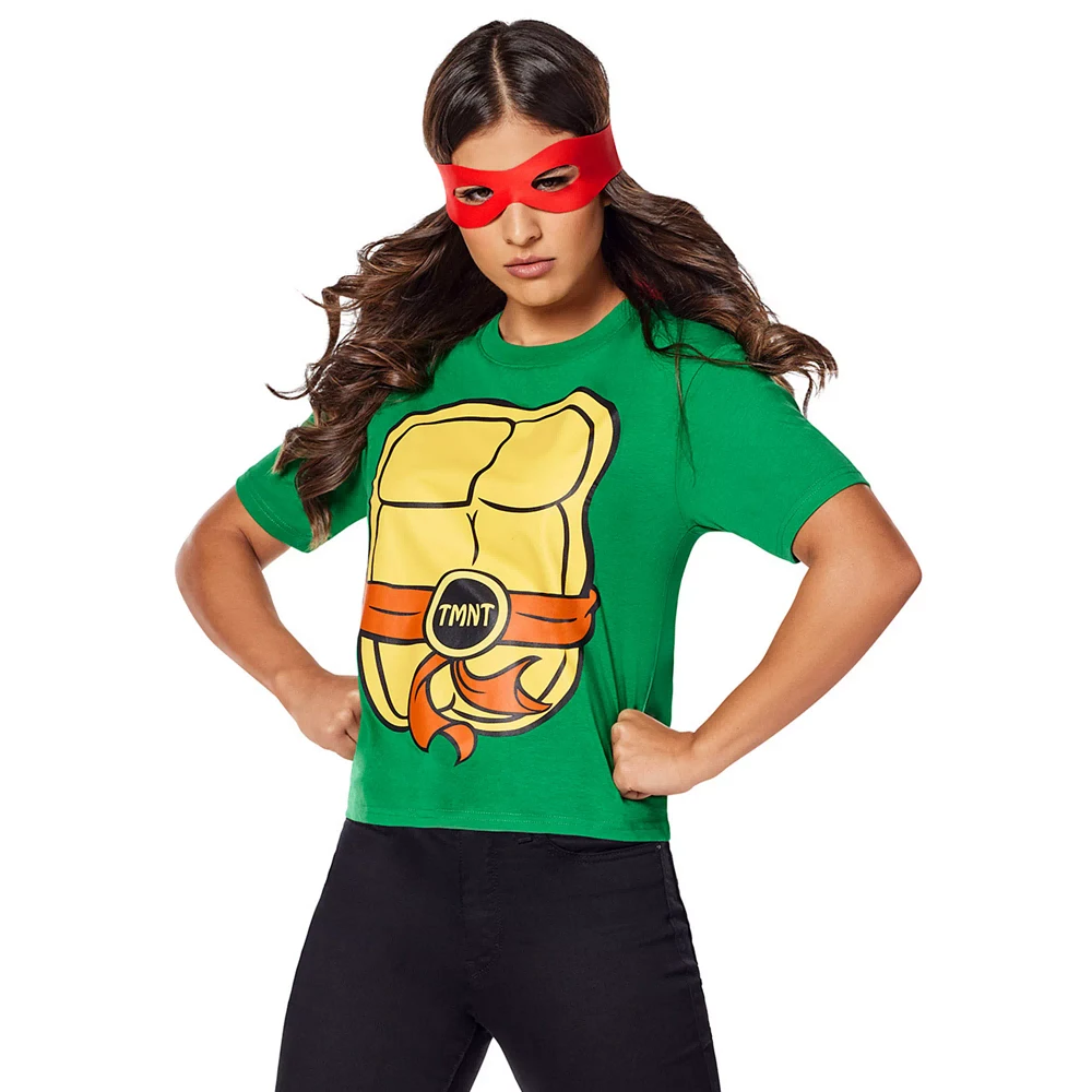 Adult Teenage Mutant Ninja Turtles T Shirt Costume Kit