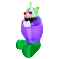 12 Ft Jumbo Light-Up Inflatable Decoration - Killer Klowns from Outer Space