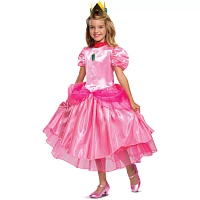 Kids Deluxe Princess Peach Costume - Mario Bros.