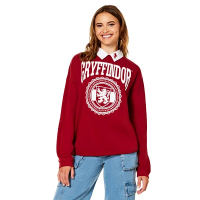 Gryffindor Collared Crewneck - Harry Potter