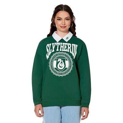 Slytherin Collared Crewneck - Harry Potter