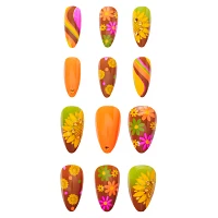 Hippie Press On Nails