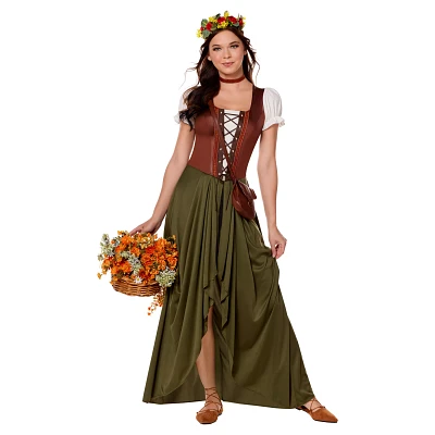 Adult Medieval Maiden Costume
