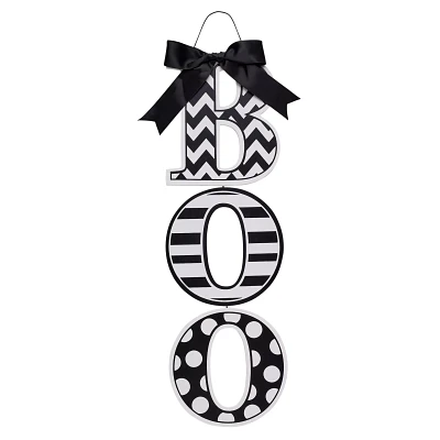 Wooden Boo Hanging Sign