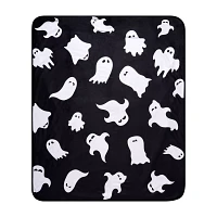 Ghost Print Fleece Blanket