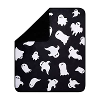 Ghost Print Fleece Blanket