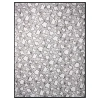 Black Lace Ghost Tablecloth