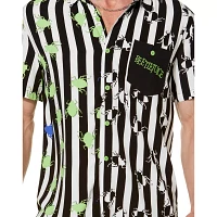 Beetlejuice Spider Button Down Shirt