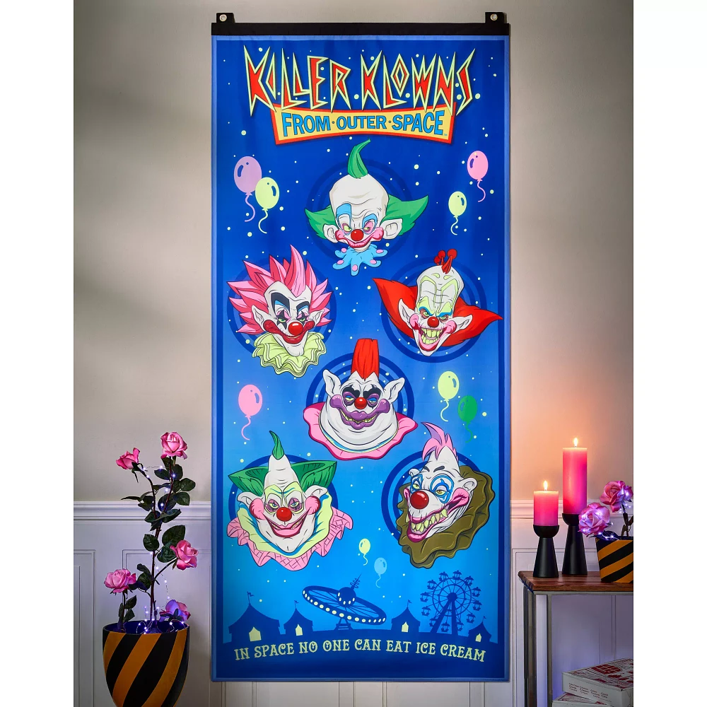 Killer Klowns from Outer Space Black Light Wall Panel