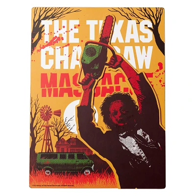 Yellow Leatherface Sign - The Texas Chainsaw Massacre
